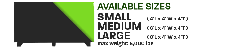 FORKLIFT BIN Available sizes
